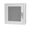 AED wandkast | binnenkast | alarm 100db bij openen deur | zonder van AED logo van de ILCOR | voor alle AED&#039;s in onze sho