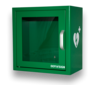 AED wandkast | binnenkast | alarm 100db bij openen deur | voorzien van AED logo van de ILCOR | voor al onze AED&#039;s