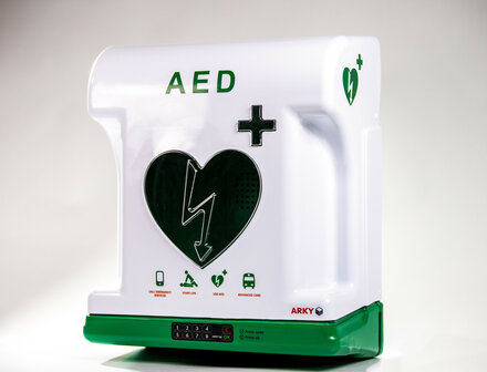 Arky AED buitenkast met alarm  | voorzien van verwarming en ventilatie | temperaturen tussen -30&deg;C en 50&deg;C  | Int