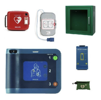Philips Frx AED binnen pakket compleet