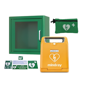 Mindray C1A | Stickerset | Groene binnenkast met alarm | safeset | batterij | elektrode