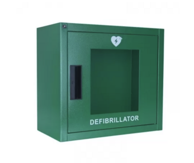 Metalen AED kast | magnetische afsluiting | akoestisch alarm | transparant venster