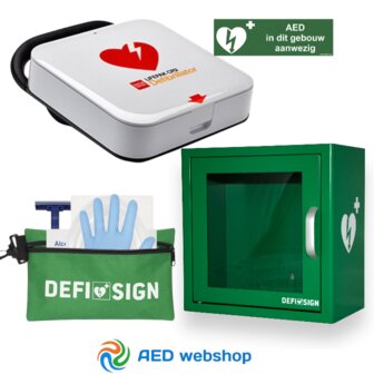 Physio Control AED binnen pakket