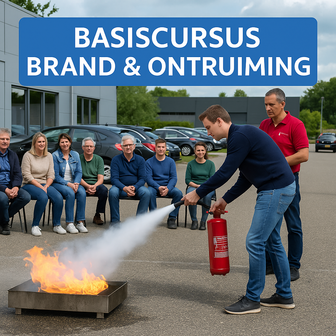 Basiscursus BHV-BO deel brand en ontruiming | duur 6 &aacute; 7 uren | gecertificeerd door NiBHV | zeer veel praktijk  | wordt 