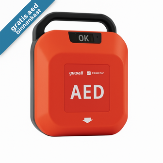 Premedic Heartsave Y | Robuuste betrouwbare AED van Duitse makelij  | halfautomaat | kindmodus | tweetalig NL/ENG | IP55 | metr
