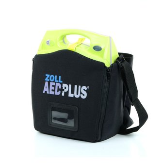 Luxe draagtas voor Zoll AED PLUS | Zelftestindicator blijft zichtbaar | voorzien van extra achtervak | verstelbare draagband 