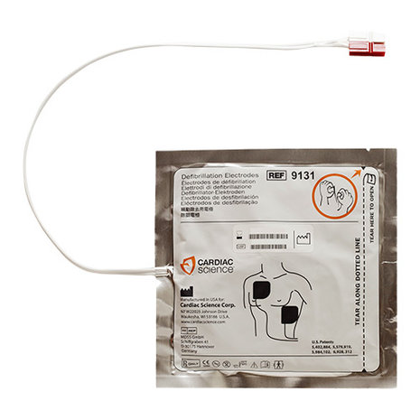 Elektroden voor: Cardiac Science Powerheart G3 |Cardiac Science Powerheart G3 PRO |General Electric Responder AED's. Hou