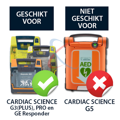 geschikt voor G3 AED