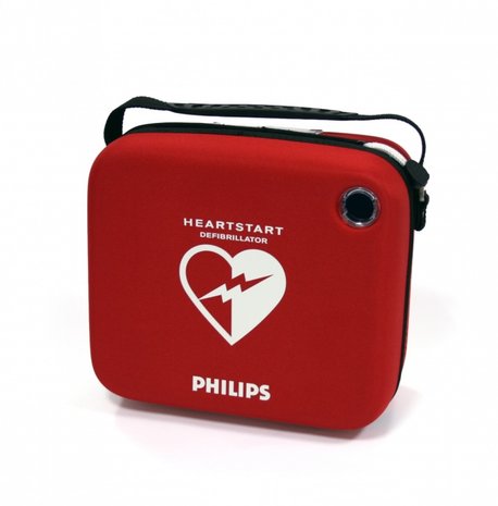 Tas voor Philips HS-1 AED | voorzien van venster voor zelf-test indicator | opbergmogelijkheden voor extra zaken | stevige hard