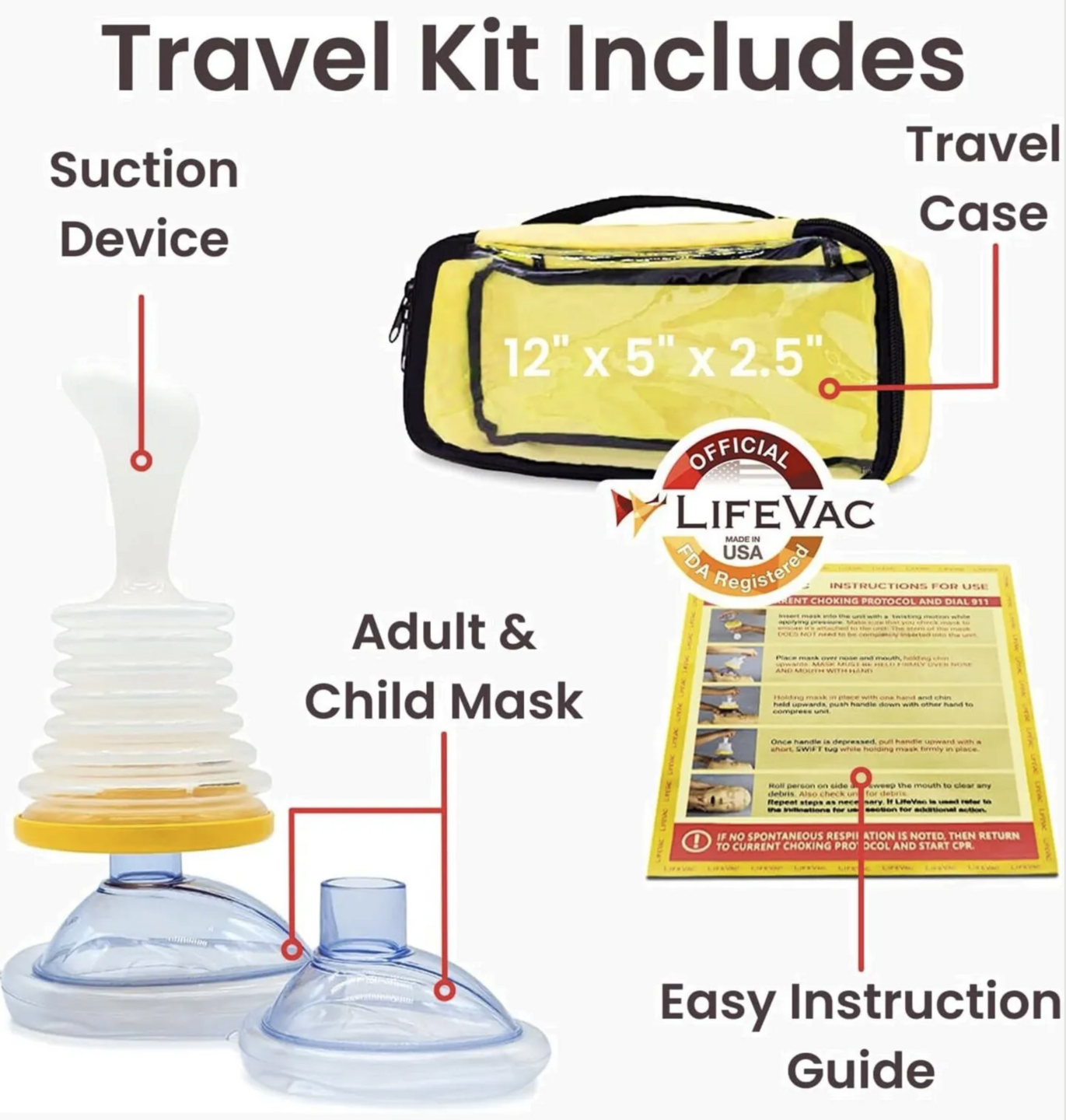 LifeVac Travel Kit