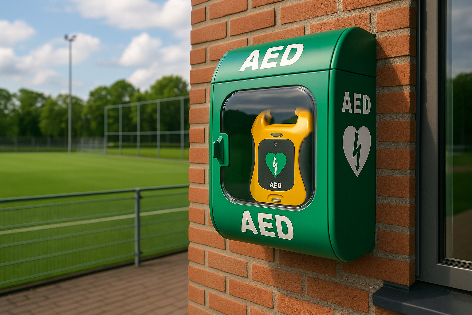 AED bij sportvereniging