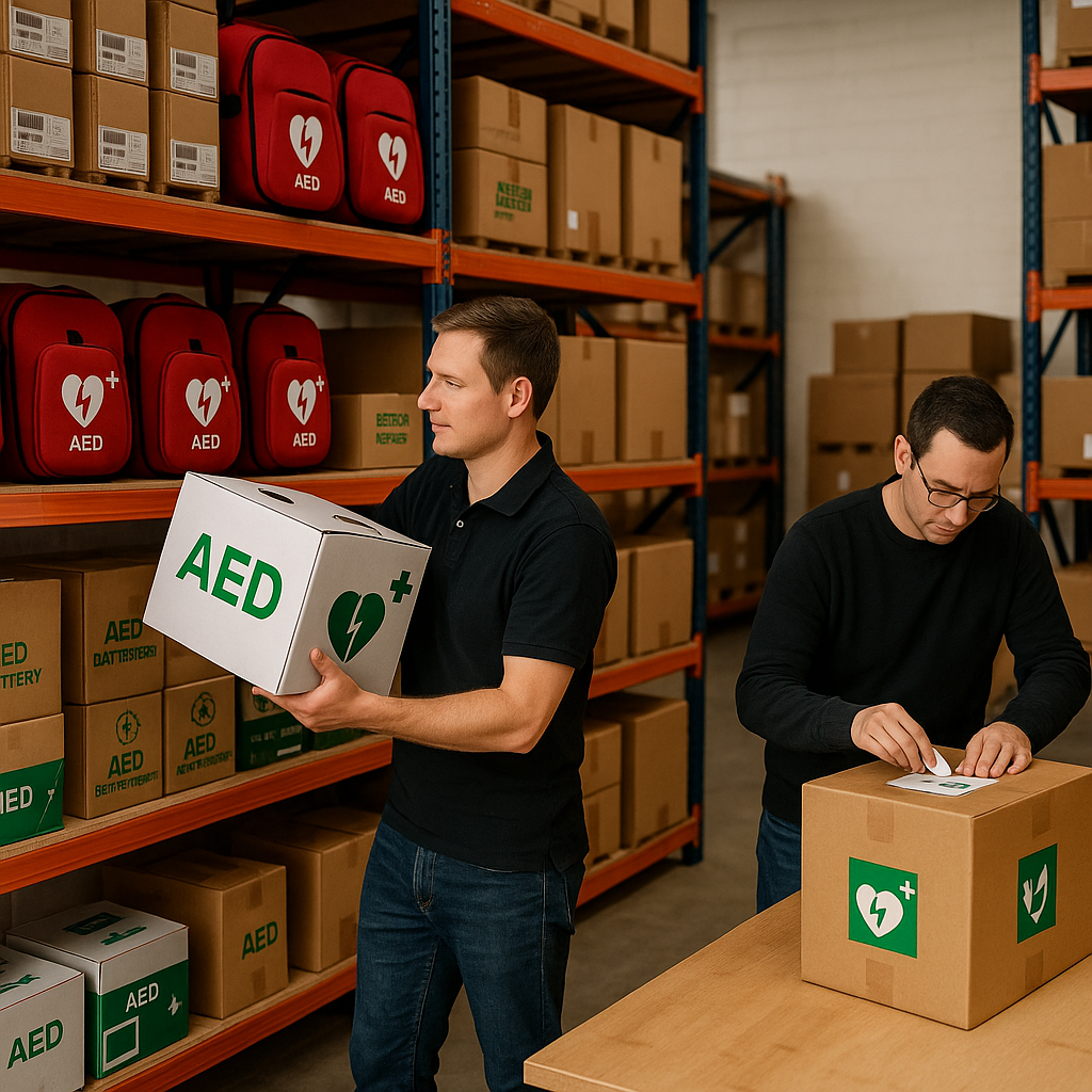 Magazijn AED webshop