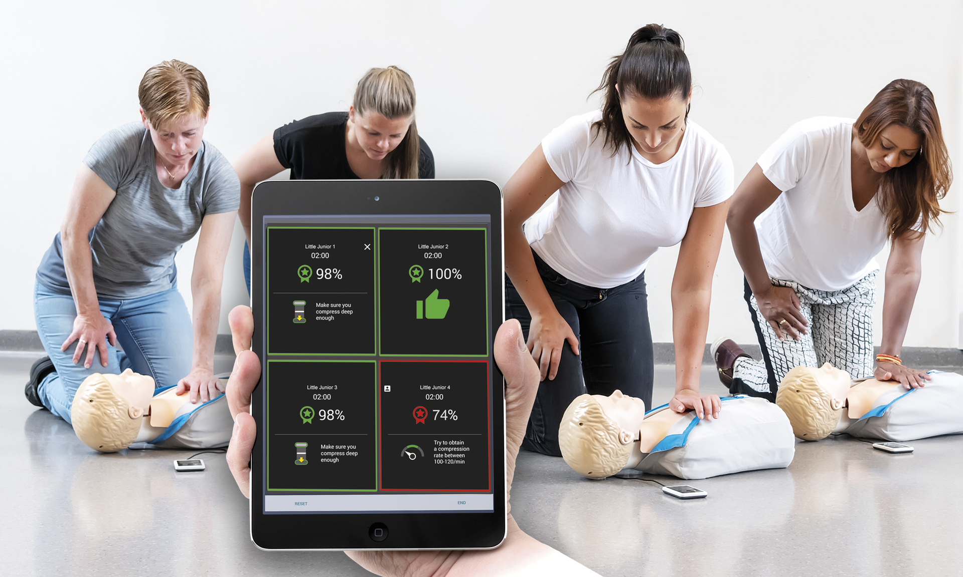 Laerdal reanimatiepop training