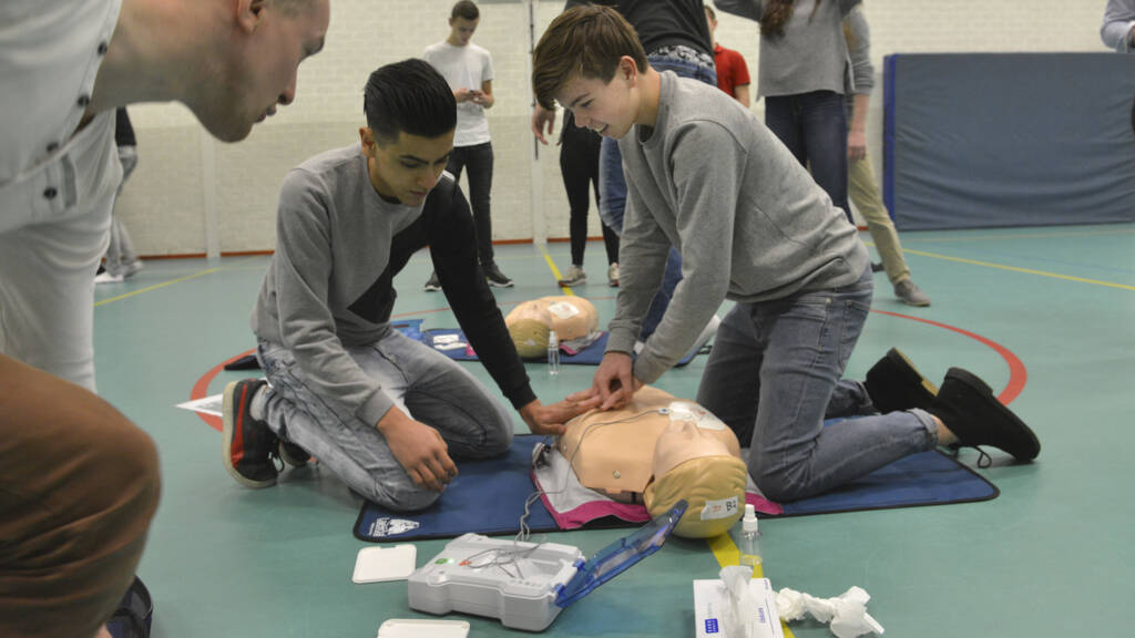 reanimatie cursus op middelbare school