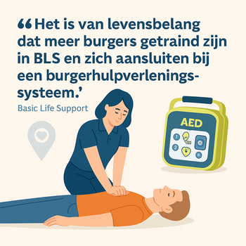 Te weinig burgers die kunnen reanimeren