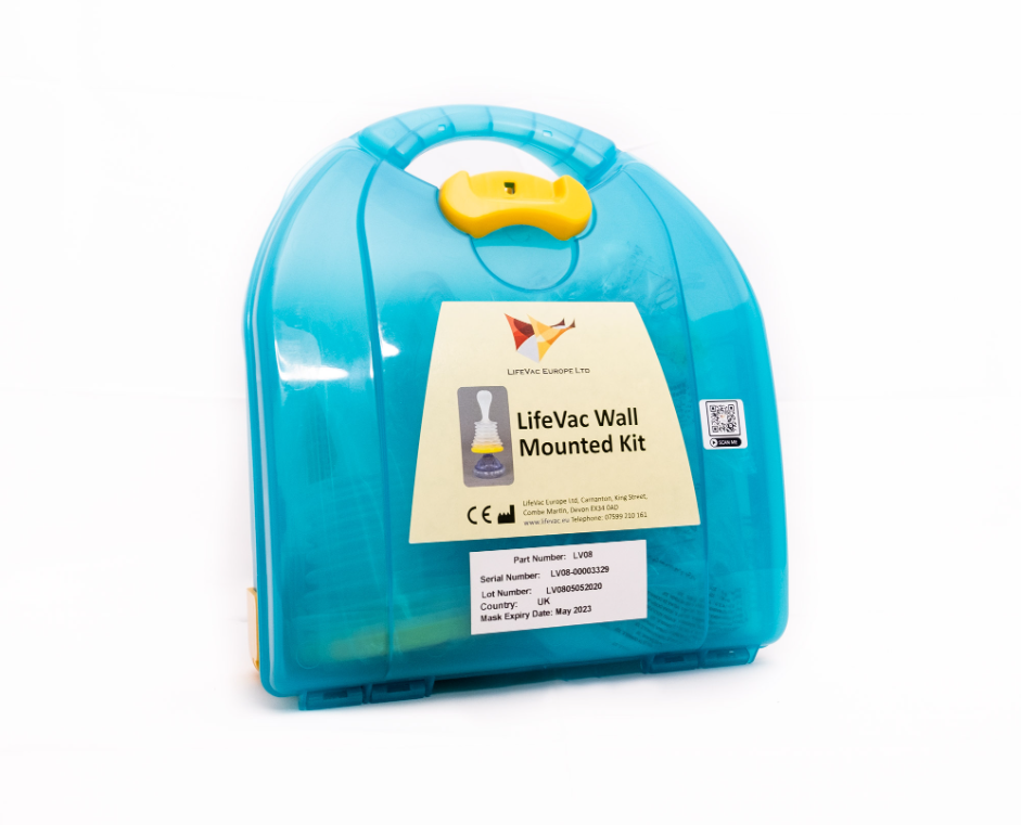 LifeVac Wall Mount Kit voor een herkenbare vaste locatie