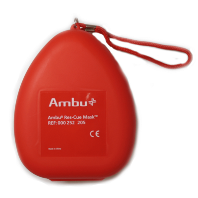 Ambu beademingsmasker hardcase met zuurstofventiel (5 stuks)
