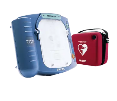Philips HeartStart HS-1 halfautomatische AED met draagtas